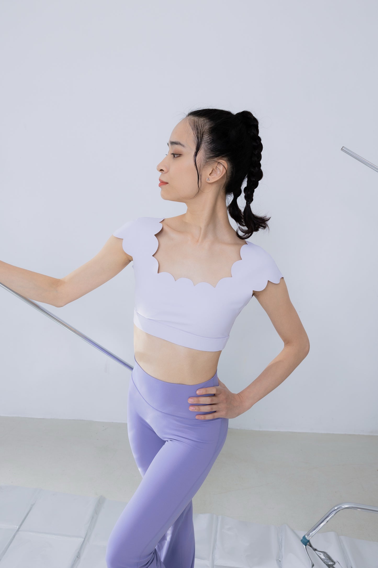 光譜律動Bra Top_雙肩花朵款