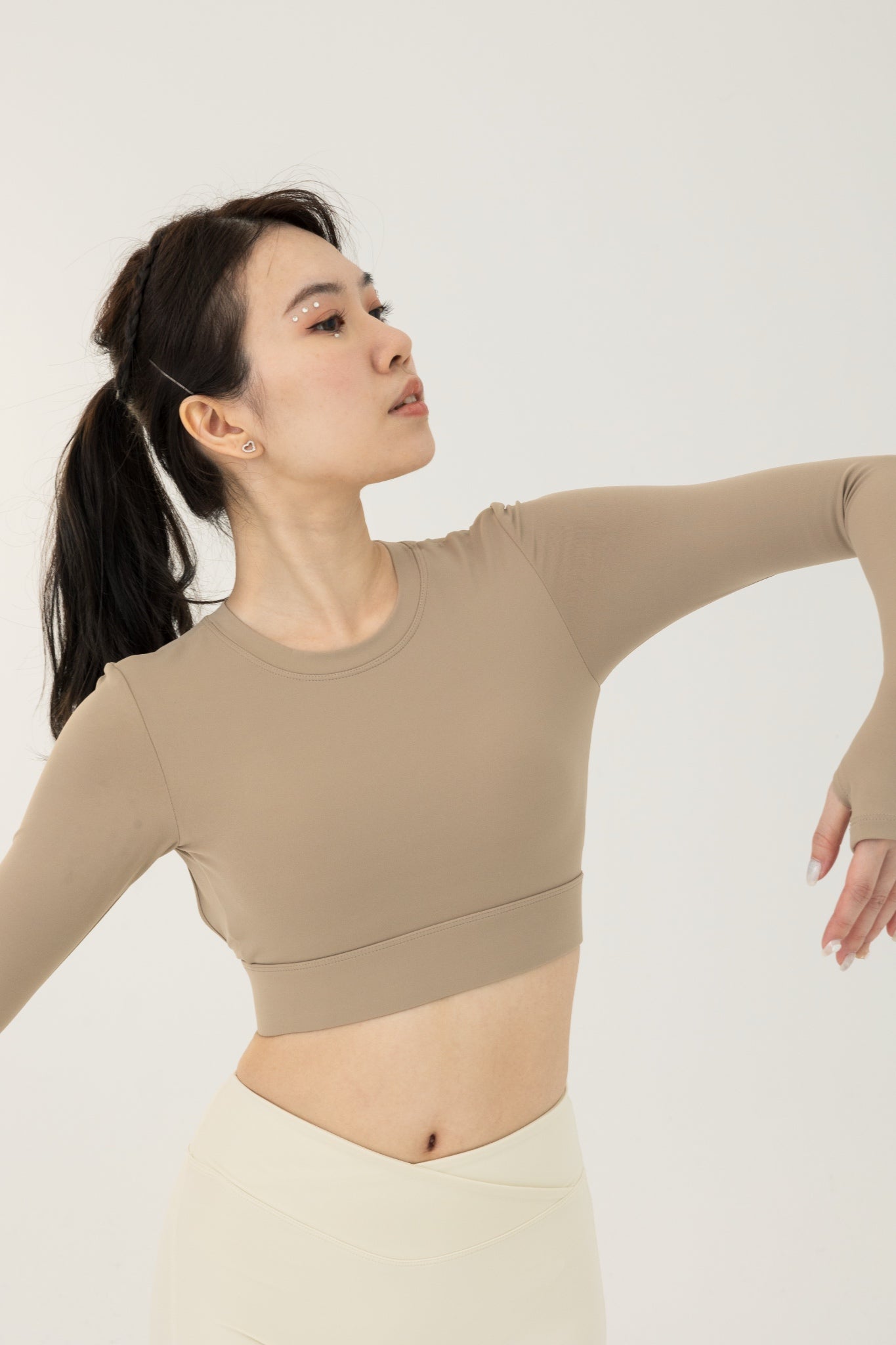 曙光之翼Bra Top_長袖露背