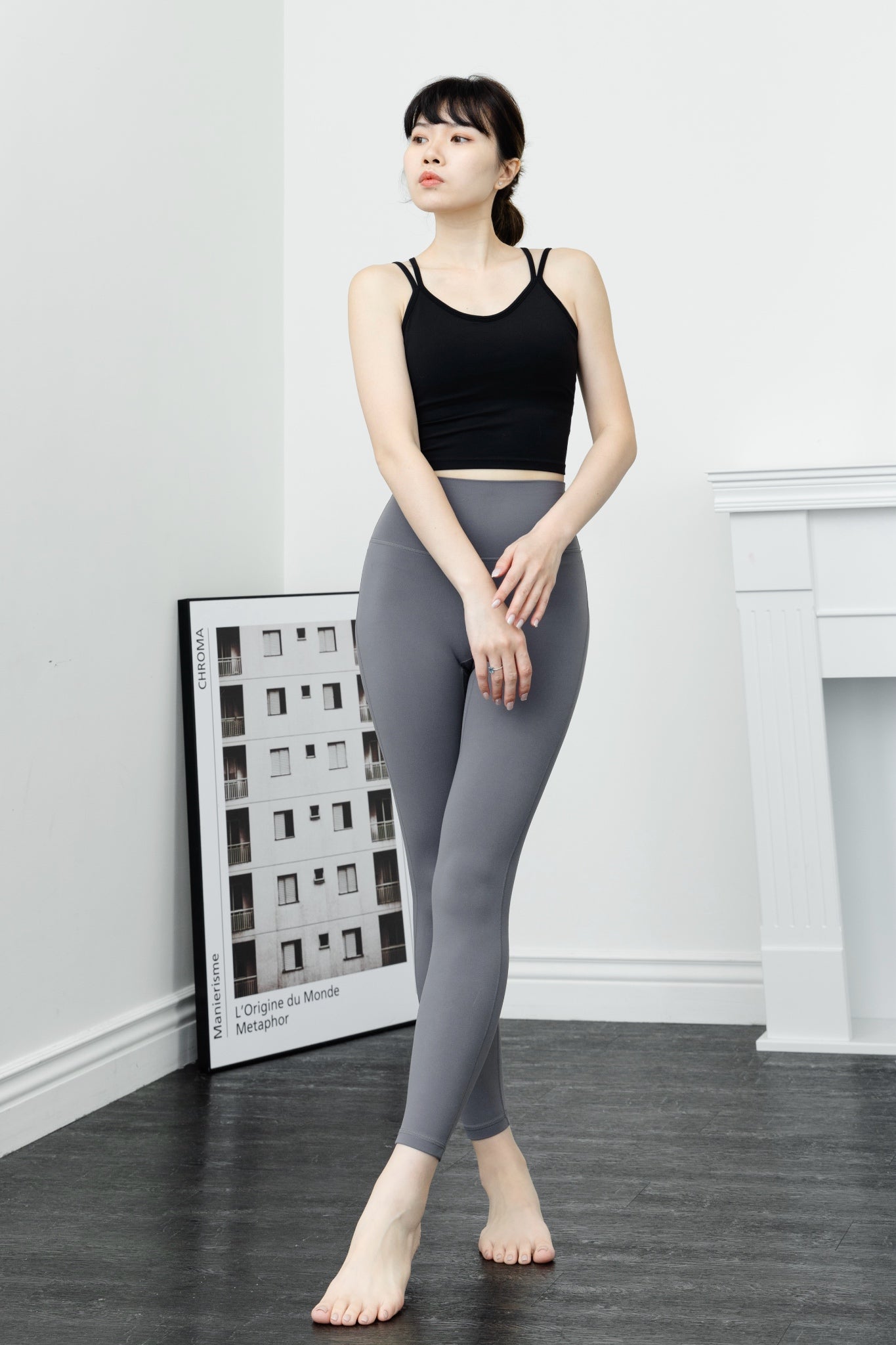 部分現貨 / BaFai裸感飄飄9分Leggings
