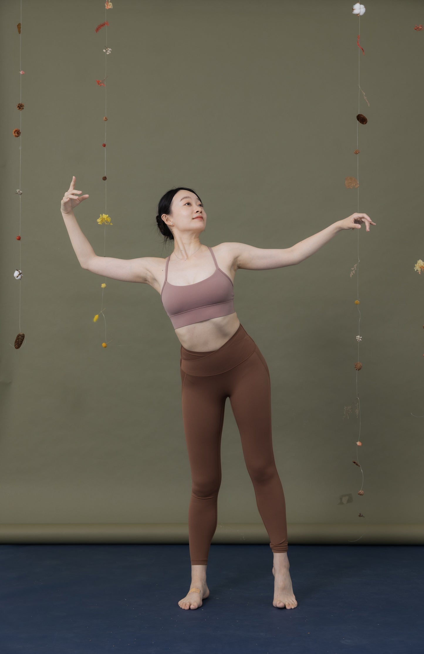月白霜晨Leggings