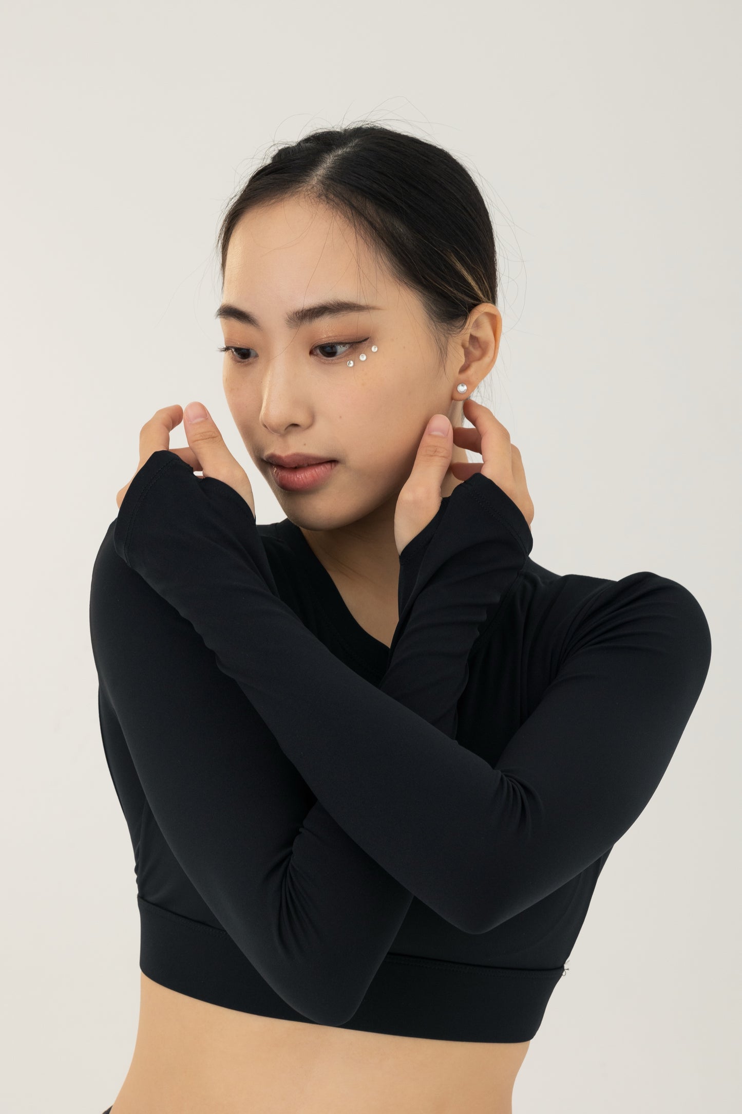 曙光之翼Bra Top_長袖露背