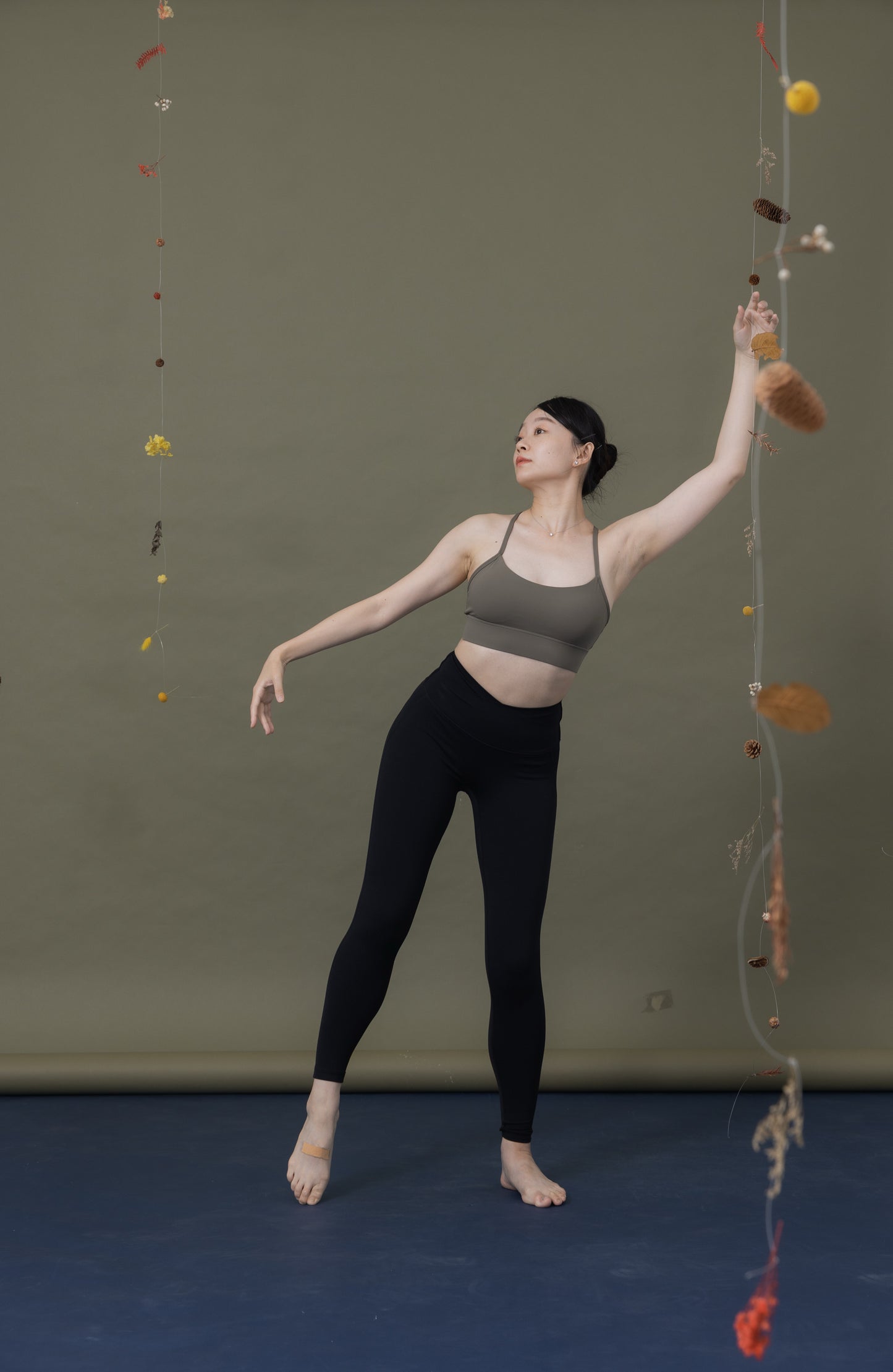 月白霜晨Leggings