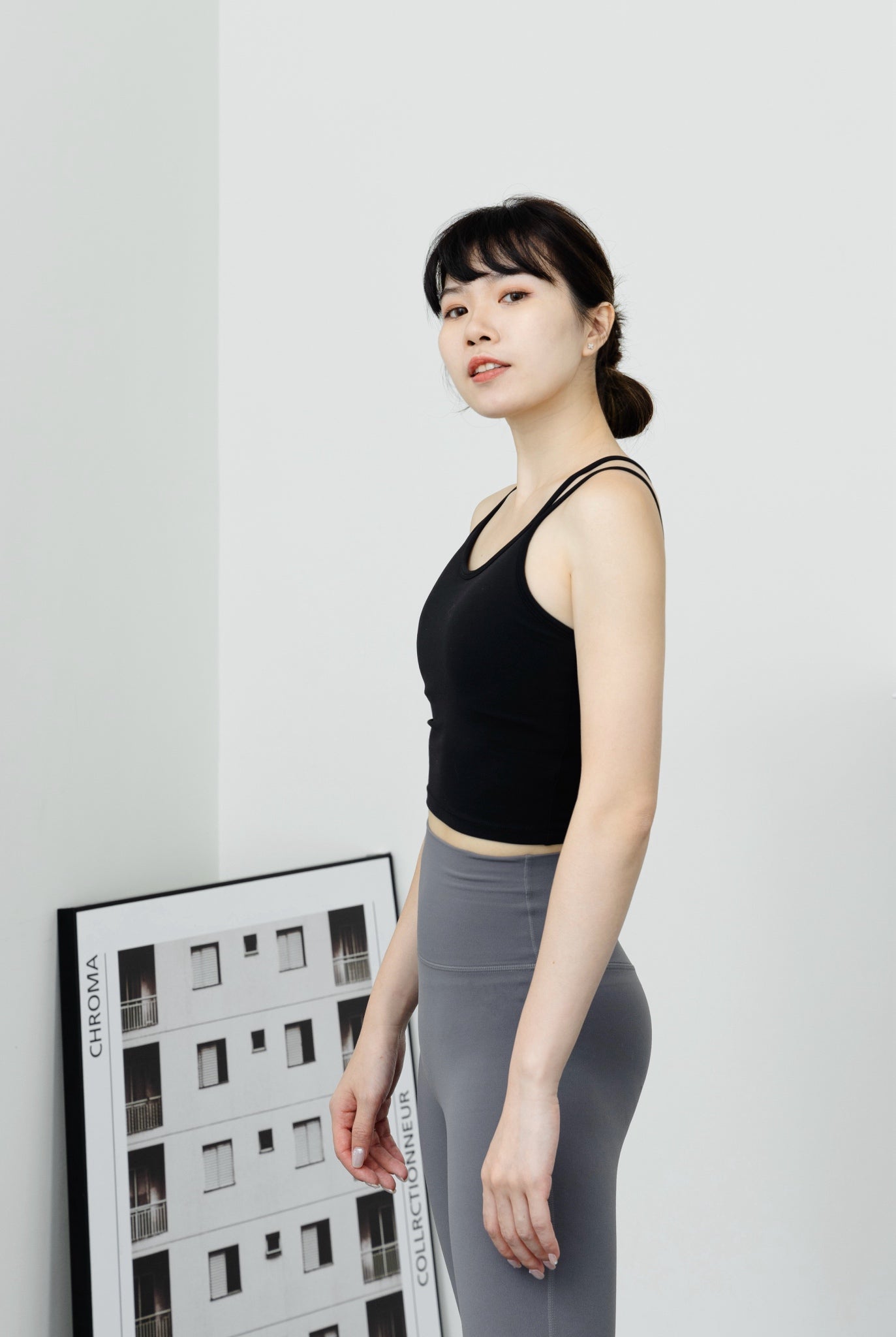 預購/裸感細肩交叉美背Bra Top
