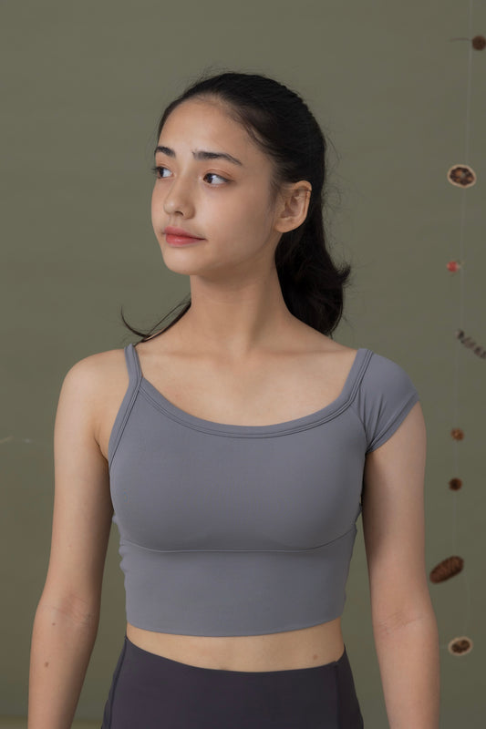 奶霧午後_不規則Bra Top