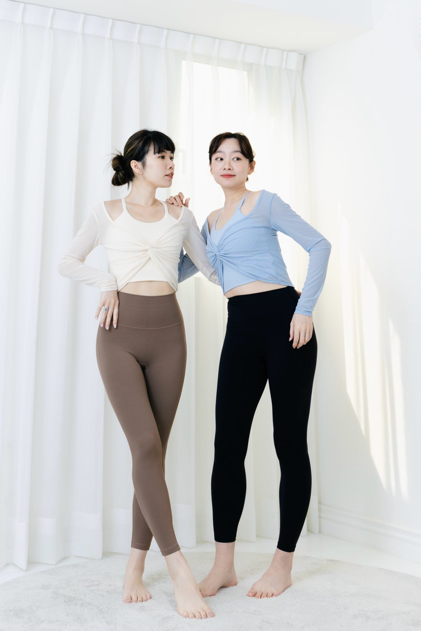 部分現貨 / BaFai裸感飄飄9分Leggings