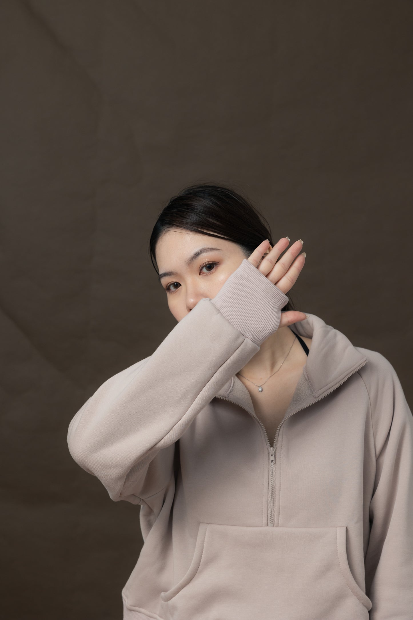 韌性星影__保暖拉鍊T
