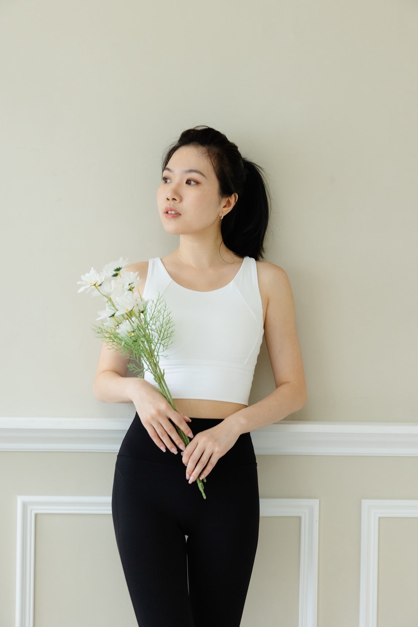 預購/高強度法式羅紋Bra Tops