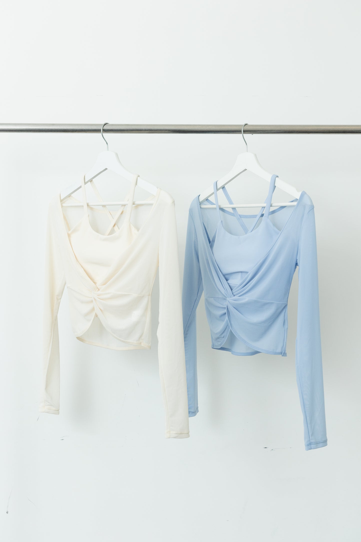 Pre-order/Temperament two-piece long-sleeved Bra Top
