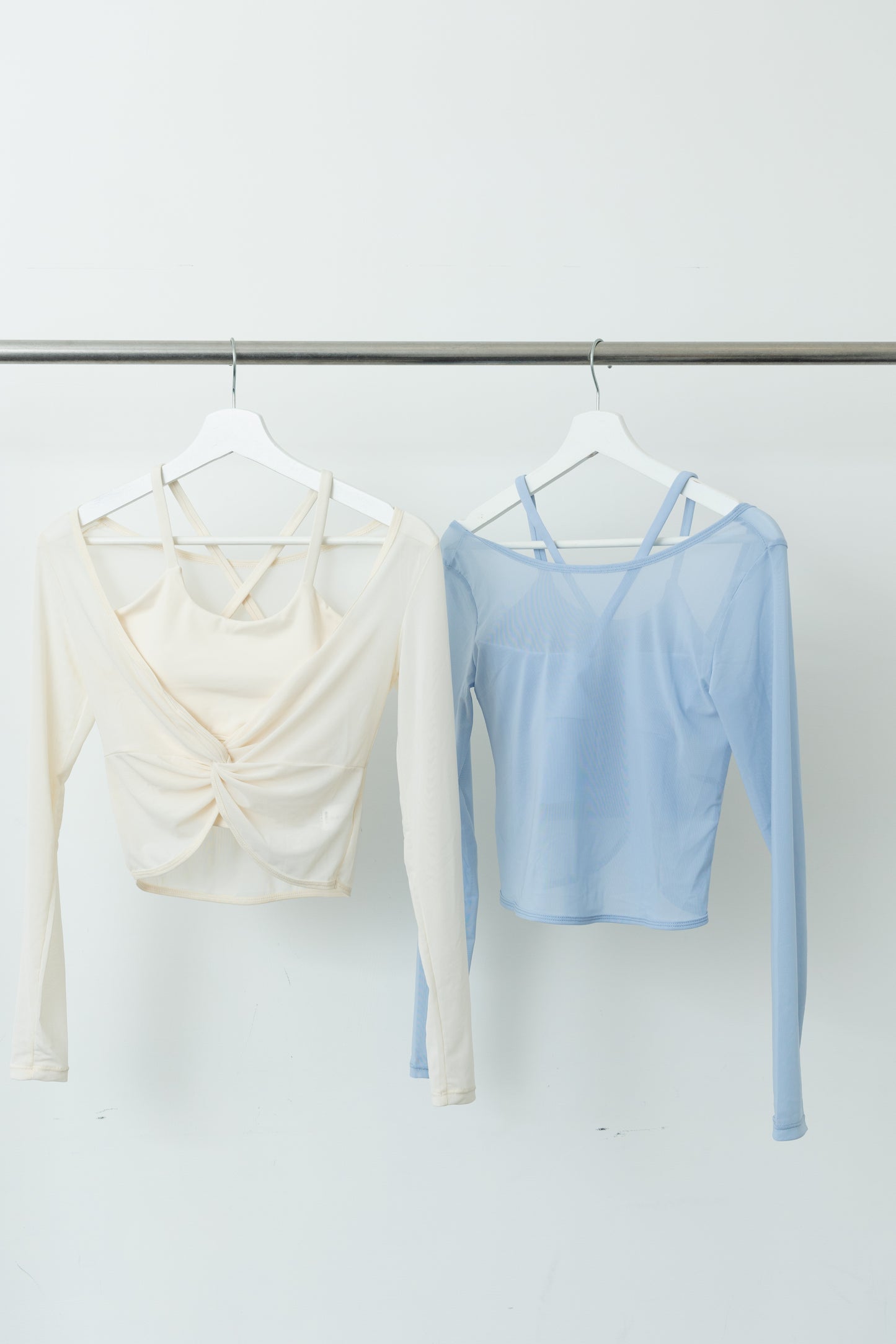 Pre-order/Temperament two-piece long-sleeved Bra Top