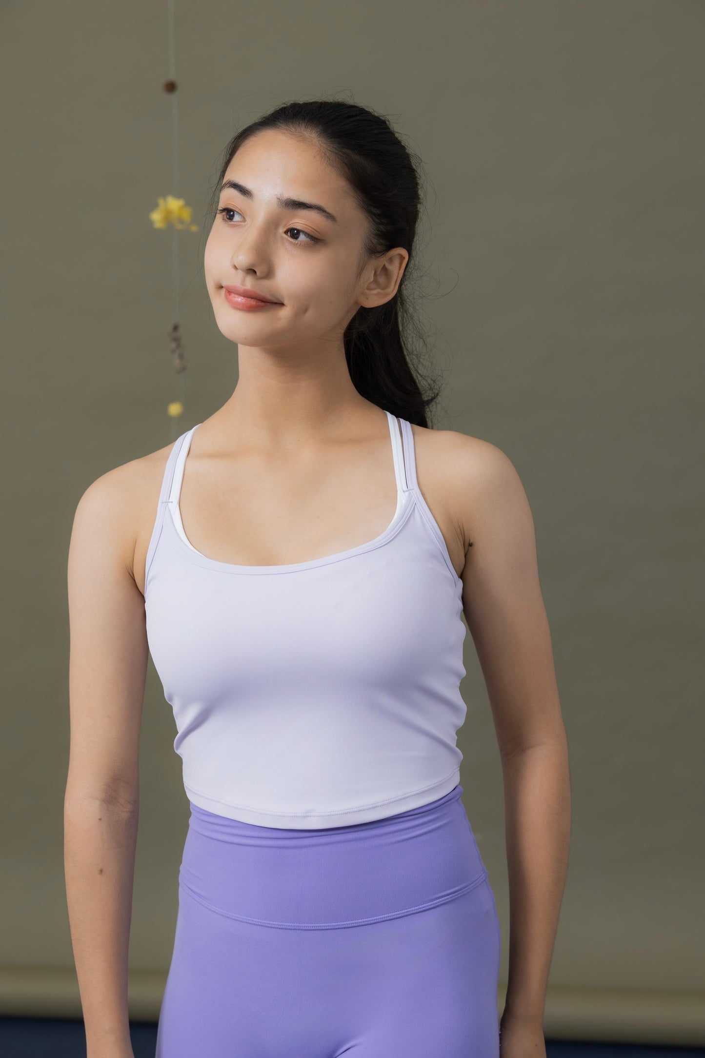 霧光沐野撞色Bra Top