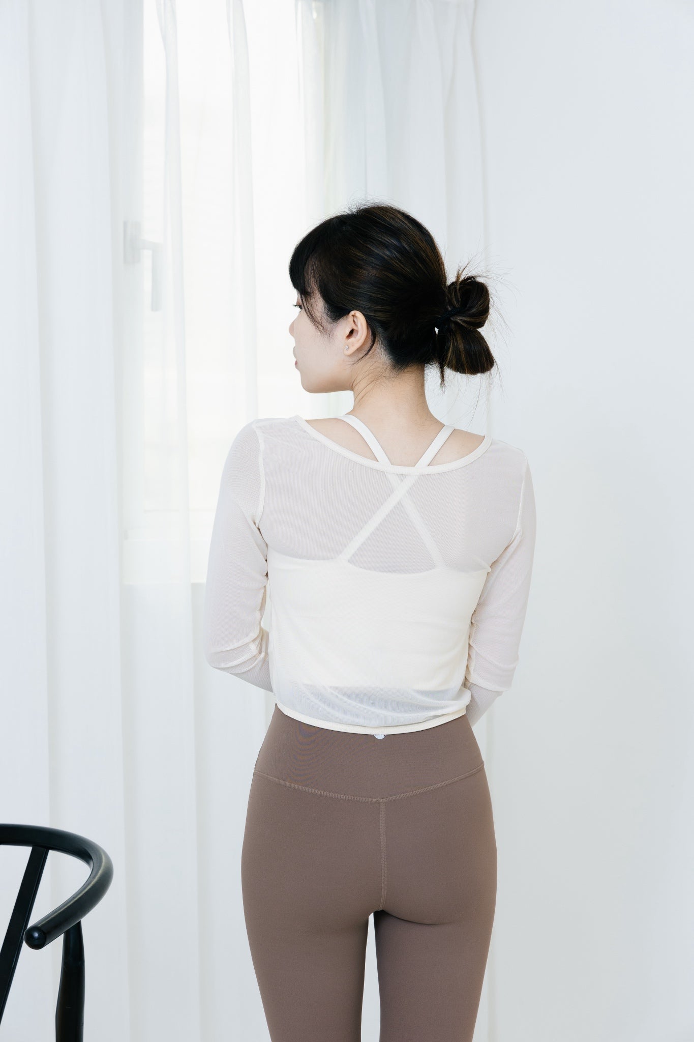 Pre-order/Temperament two-piece long-sleeved Bra Top