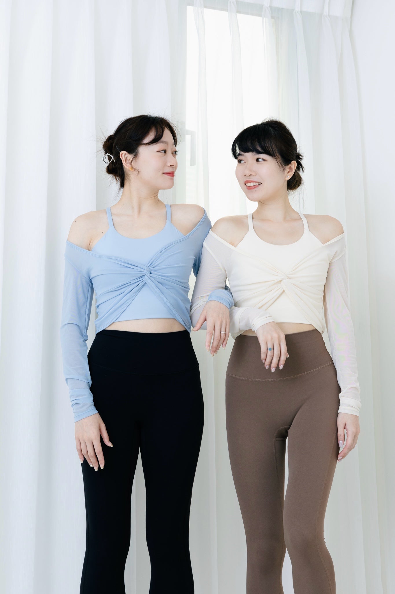 Pre-order/Temperament two-piece long-sleeved Bra Top
