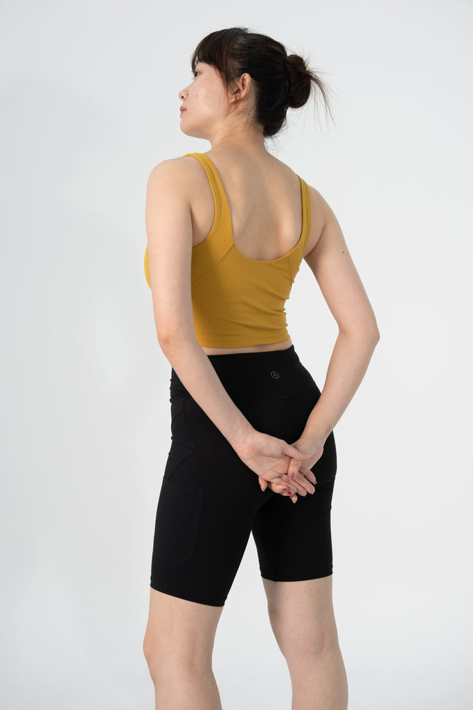 In Stock/Micro V Opening Belly Covering Bra Tops