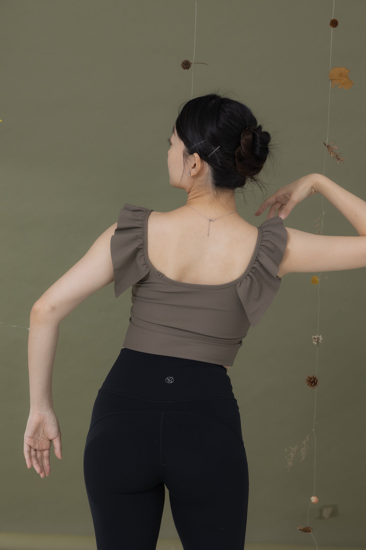 金穗暖野＿荷葉Bra Top