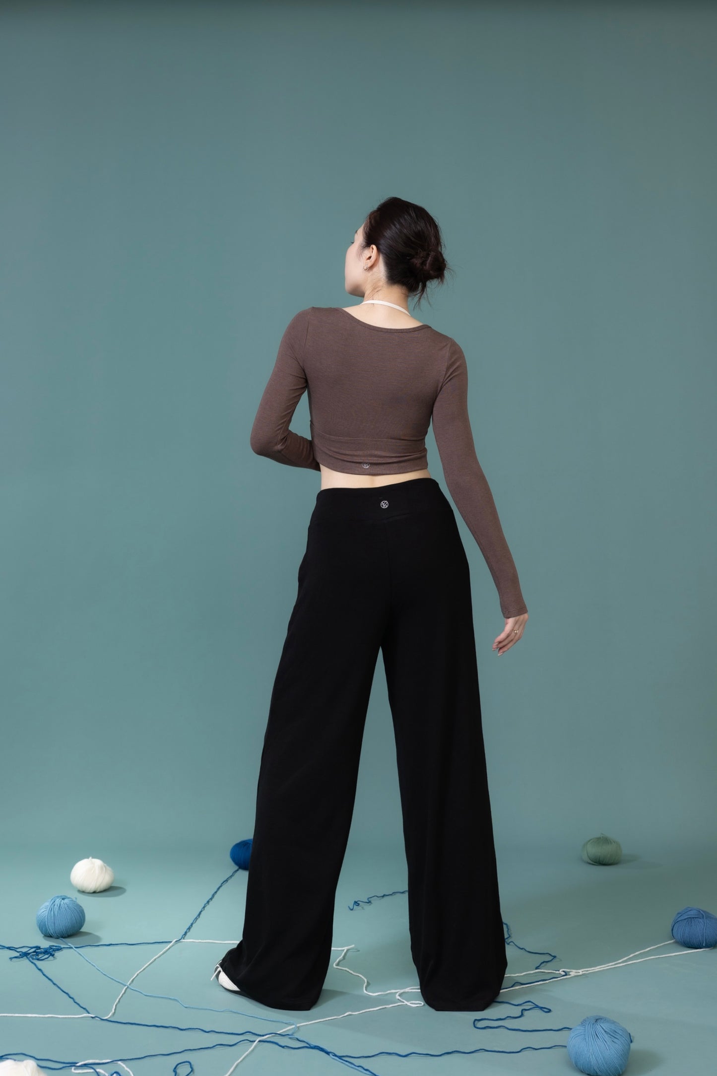 煙柔微暖_ 長袖Bra top