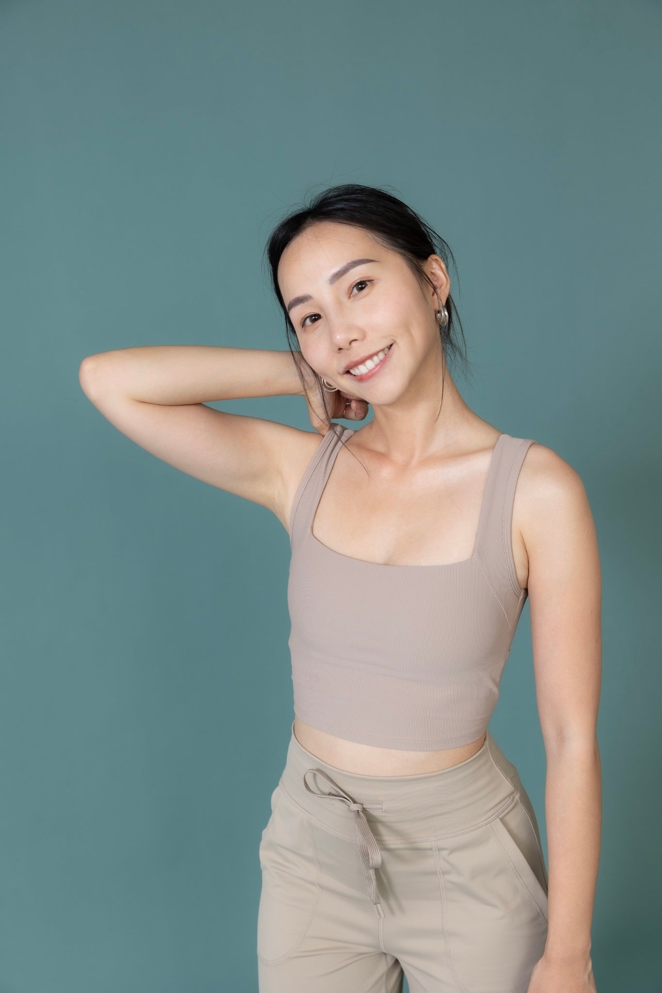 預購/晨霧溫肩__ 美背一體式Bra Top