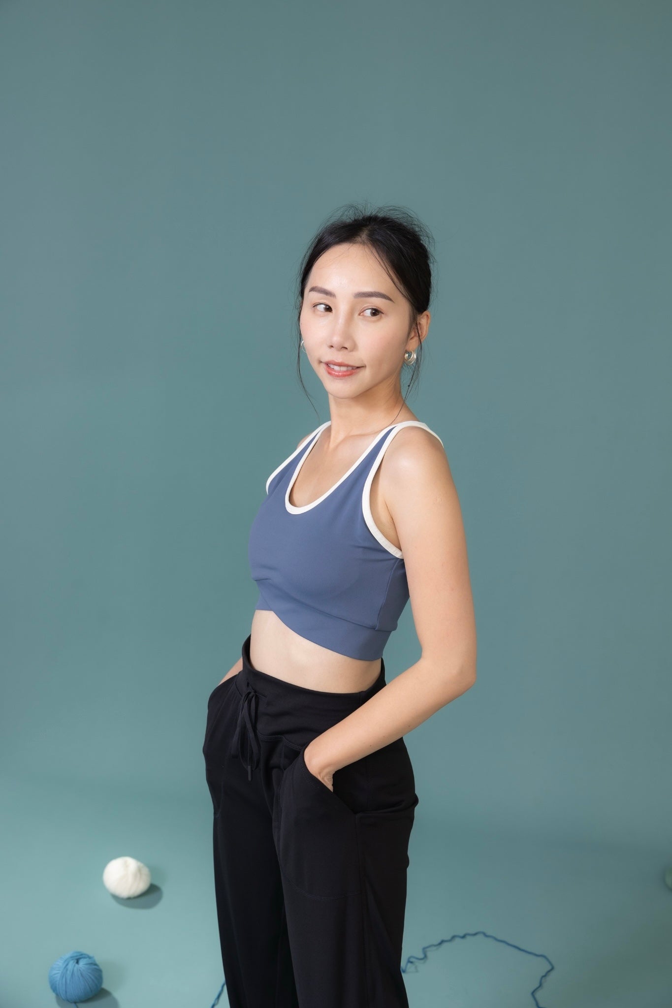 霧藍暖息_Bra Top