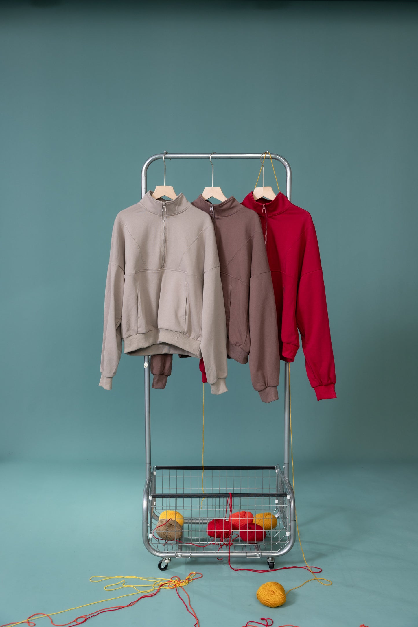 預購/栗風和煦__秋冬休閒衛衣拉鍊防風