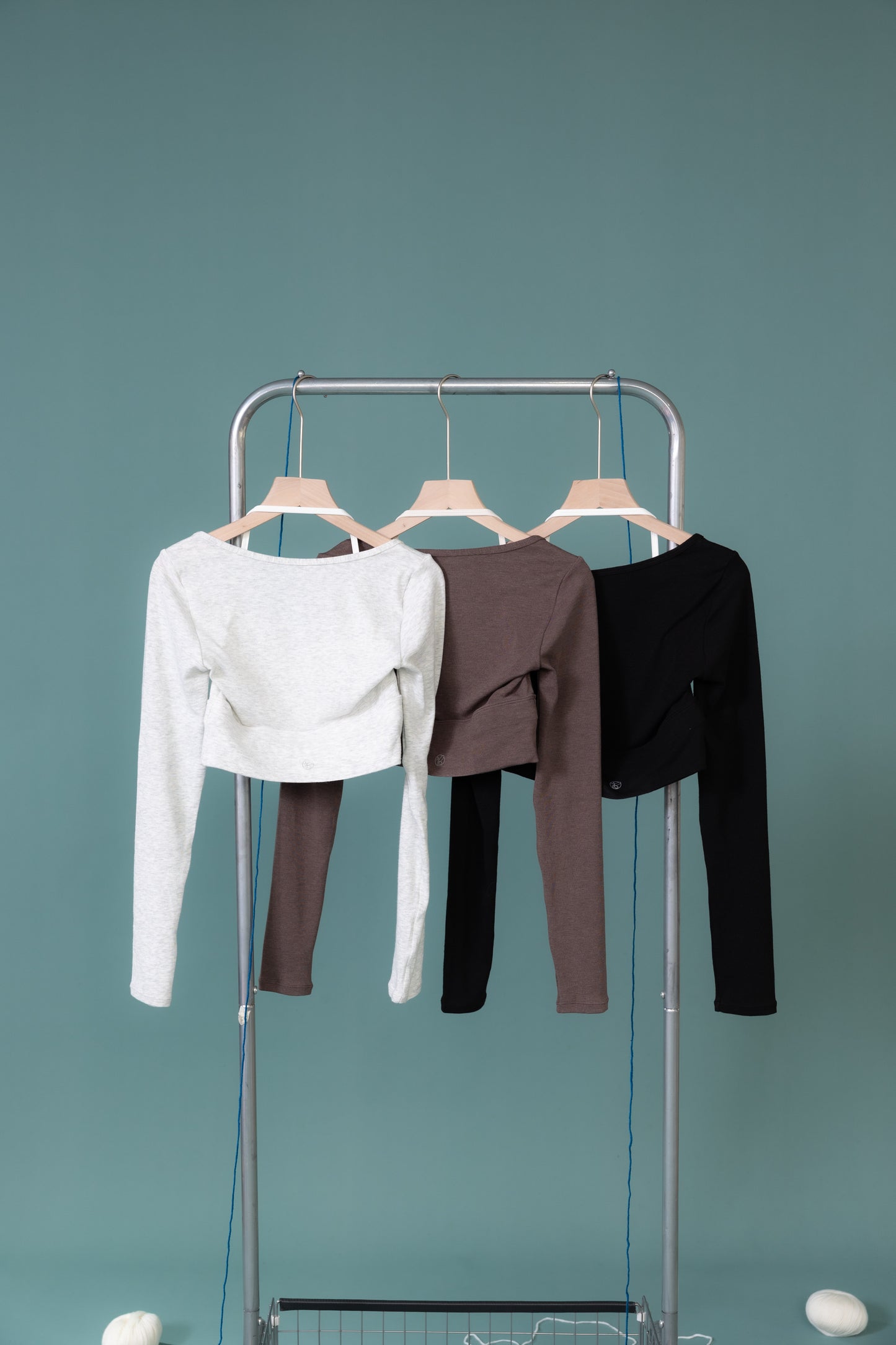 煙柔微暖_ 長袖Bra top