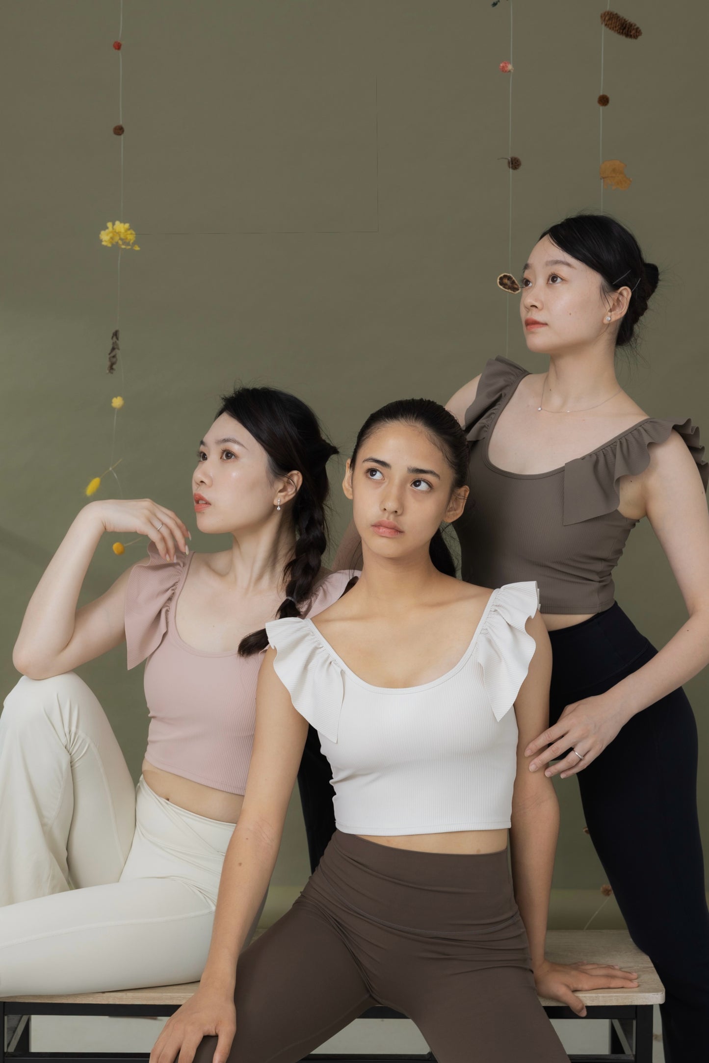 金穗暖野＿荷葉Bra Top