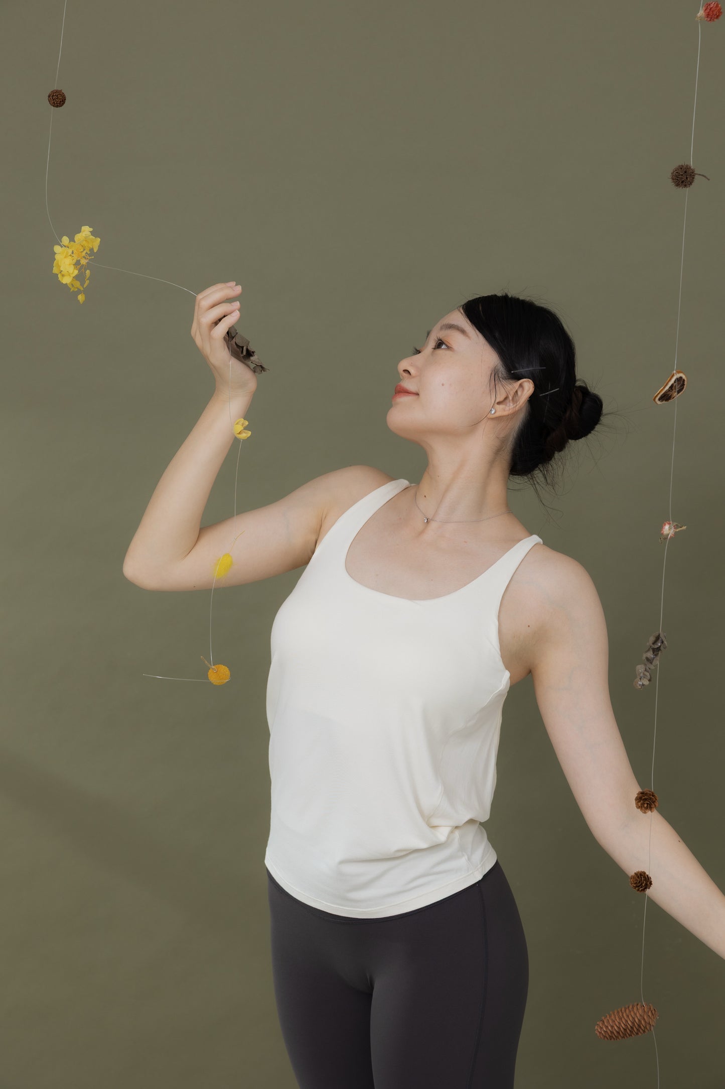 落葉層層＿休閒罩衫Bra Top