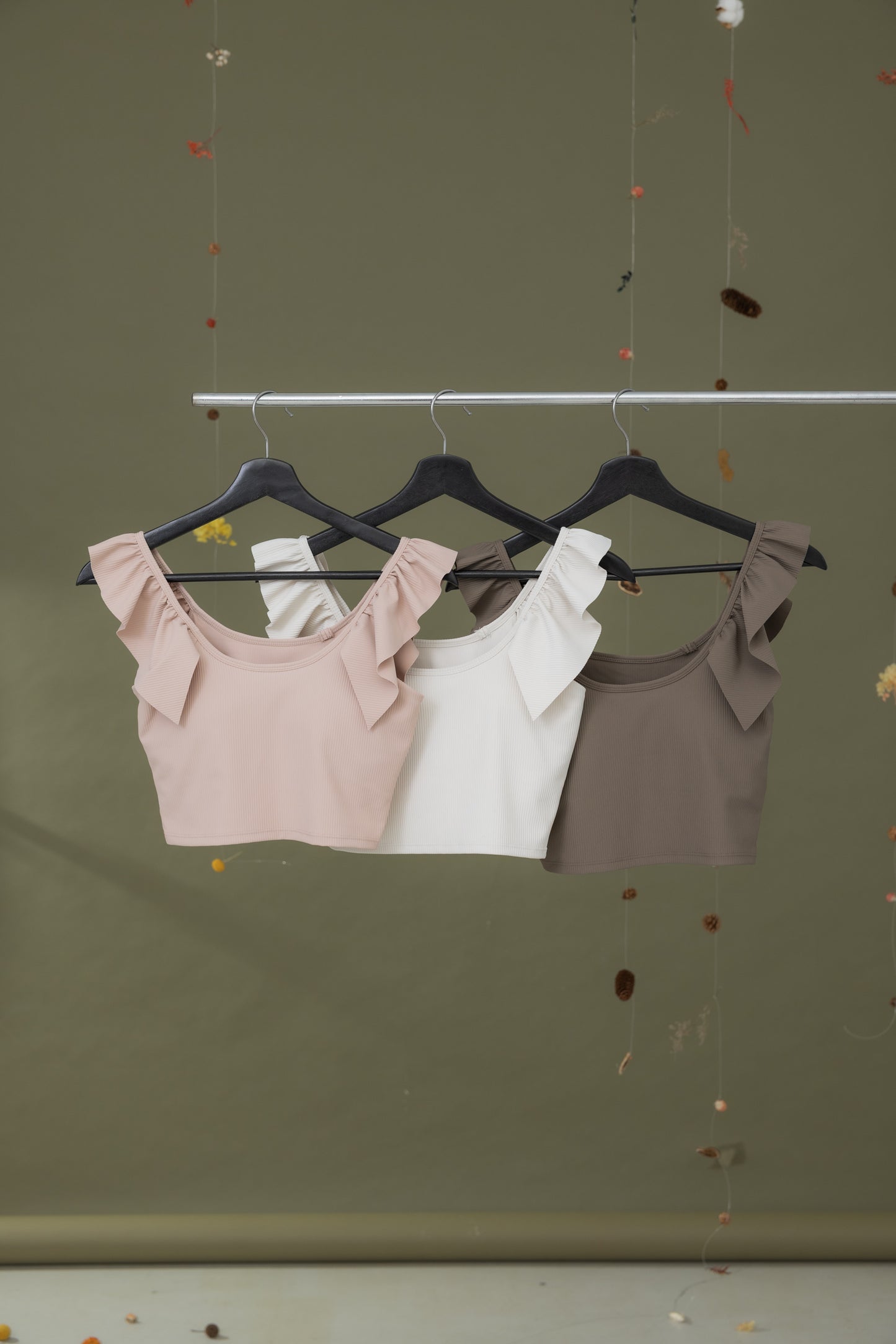 金穗暖野＿荷葉Bra Top