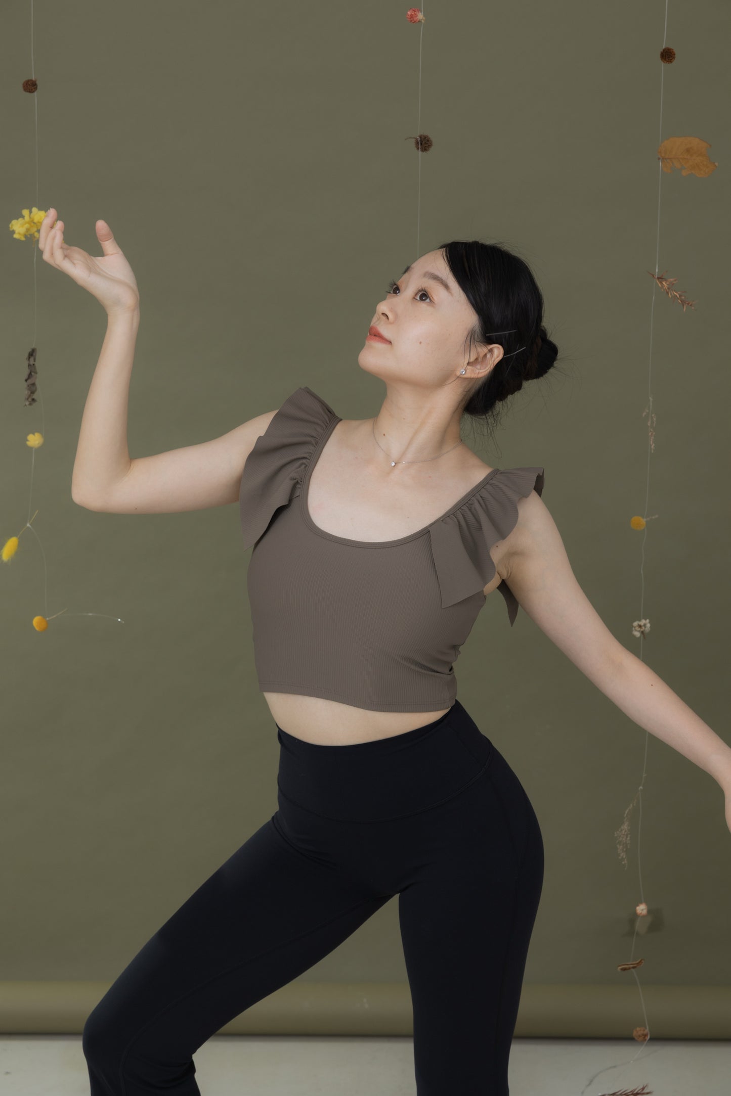 金穗暖野＿荷葉Bra Top