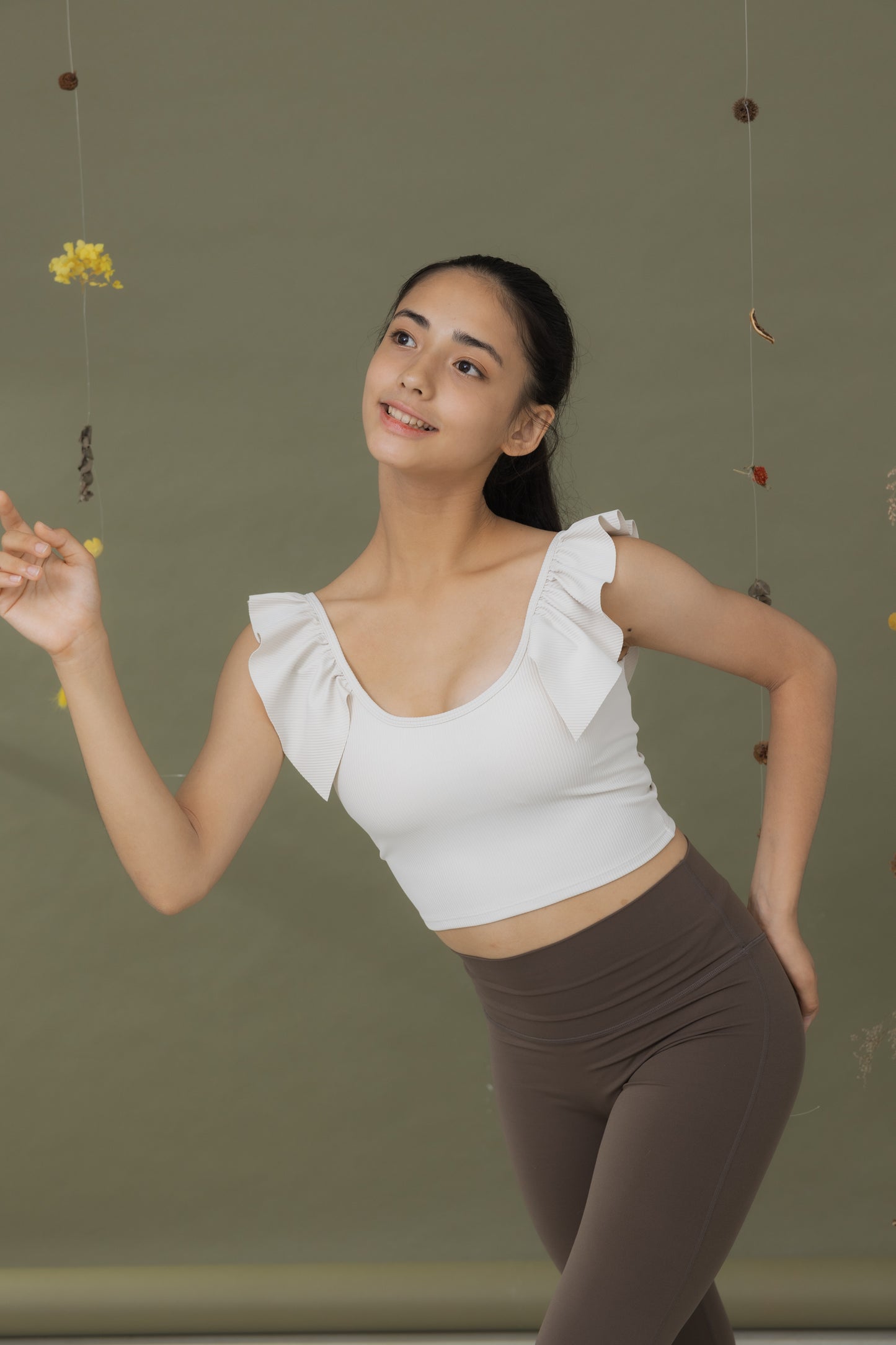 金穗暖野＿荷葉Bra Top