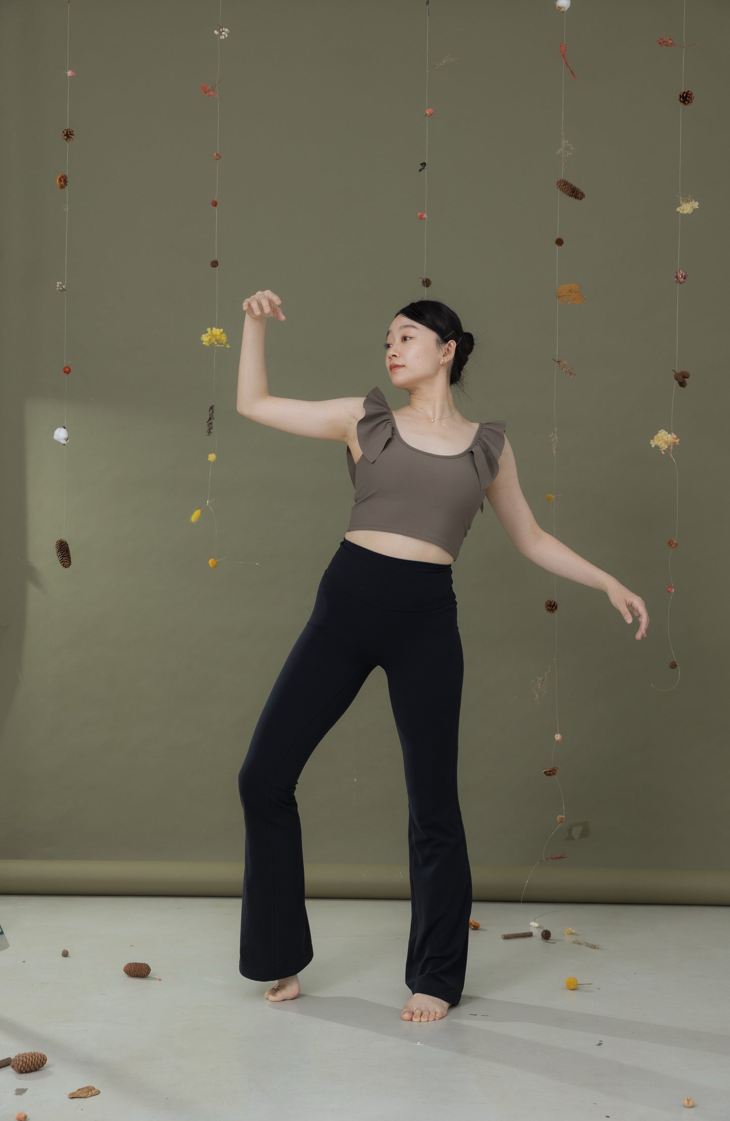 金穗暖野＿荷葉Bra Top