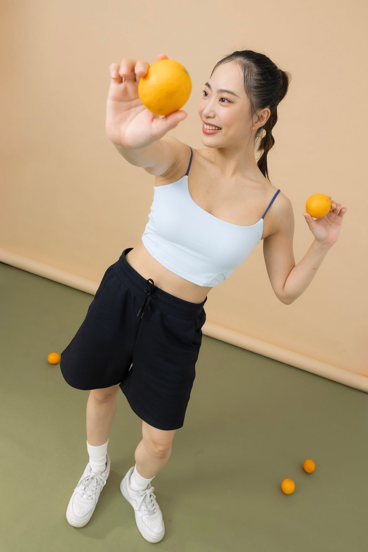 雙子輕語＿撞色Bra Top