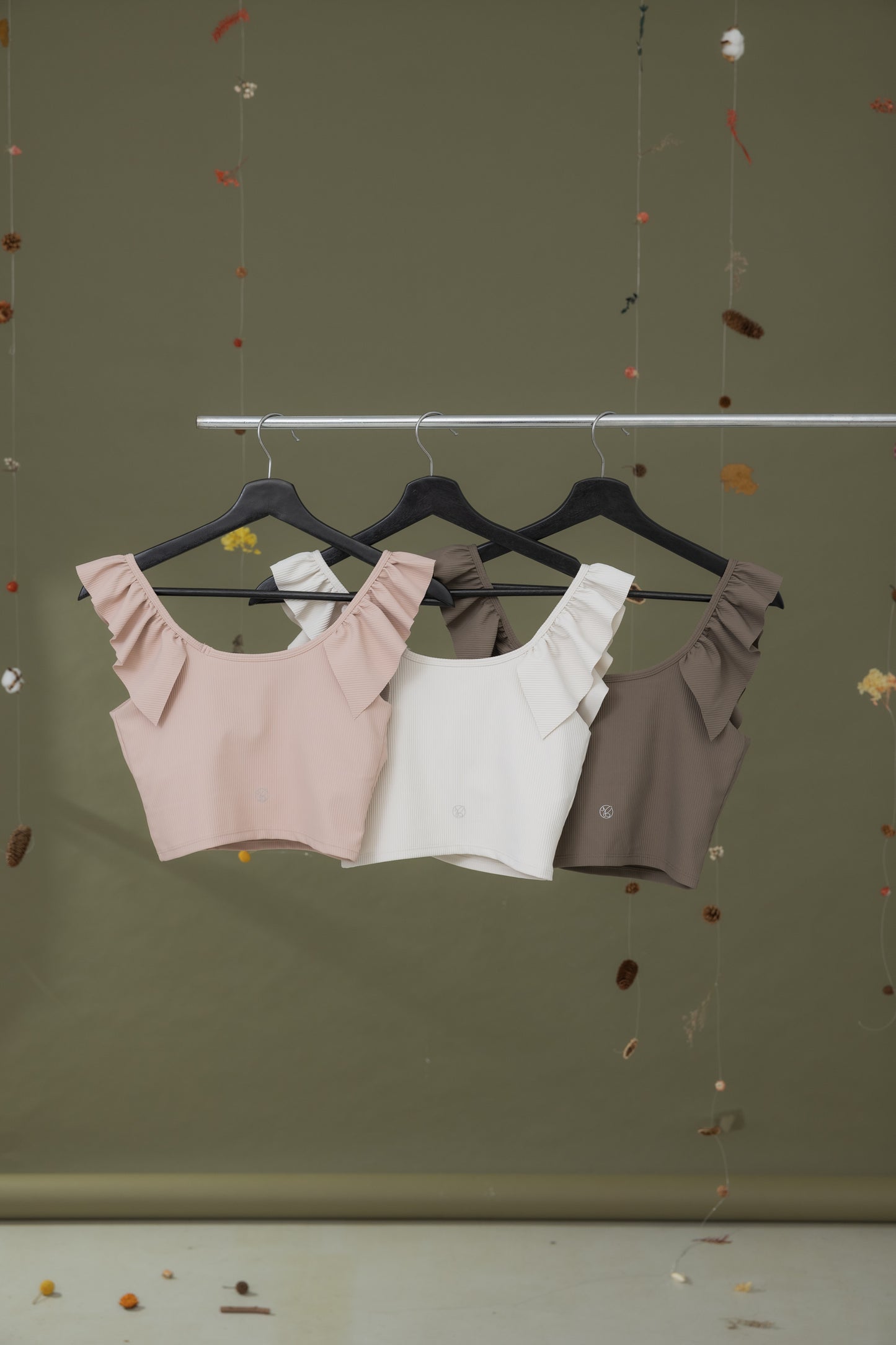 金穗暖野＿荷葉Bra Top