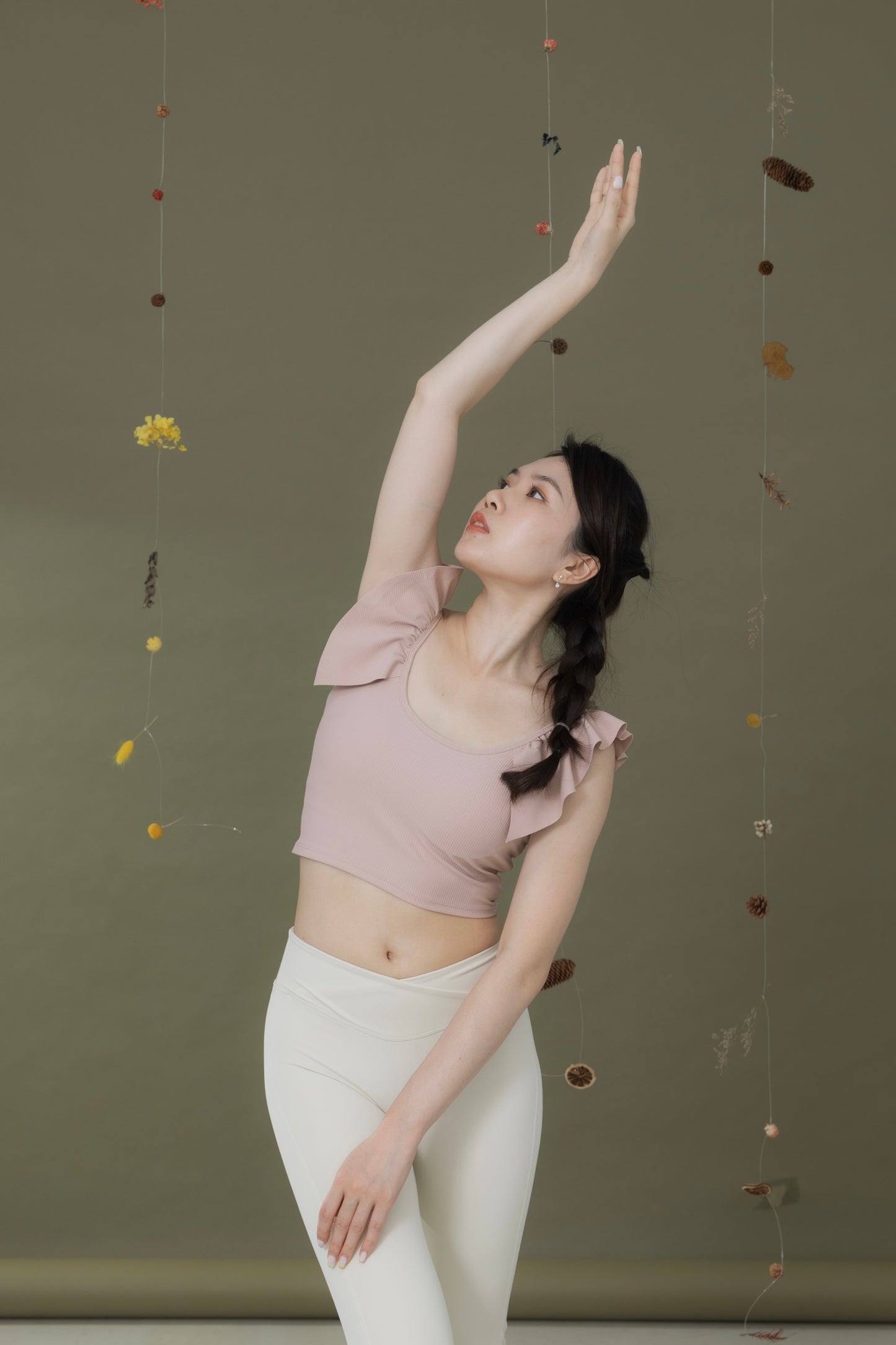 金穗暖野＿荷葉Bra Top