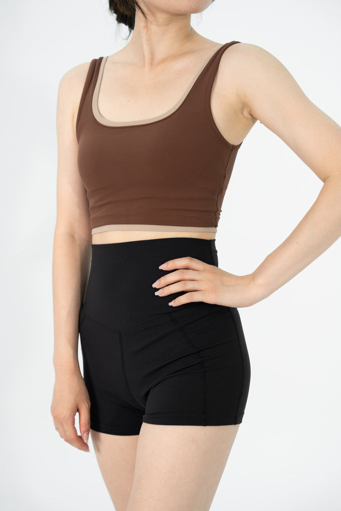 Pre-order/Super cool contrasting color Bra Tops 