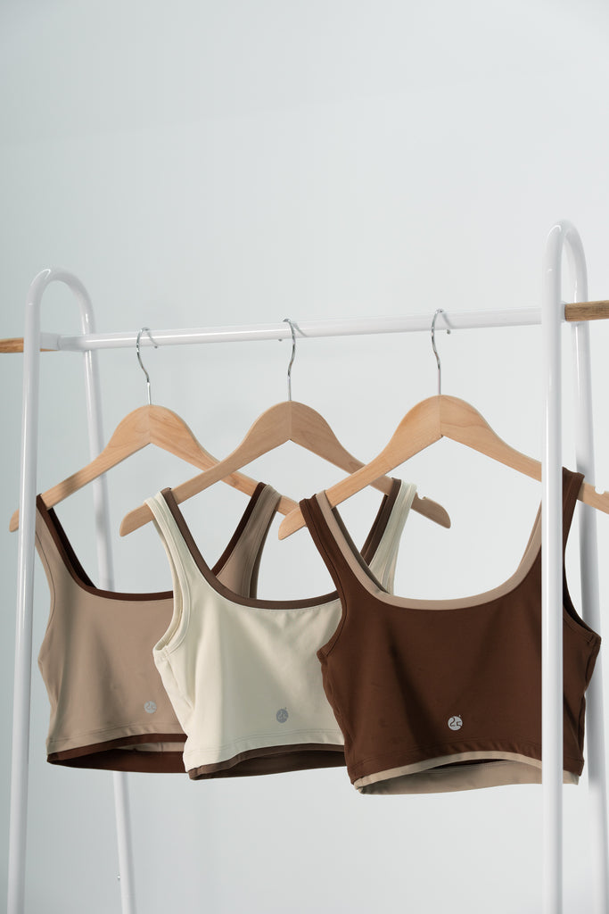 Pre-order/Super cool contrasting color Bra Tops 